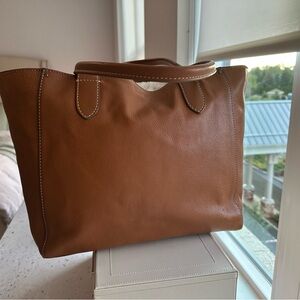 Frye Tan Leather Tote Bag